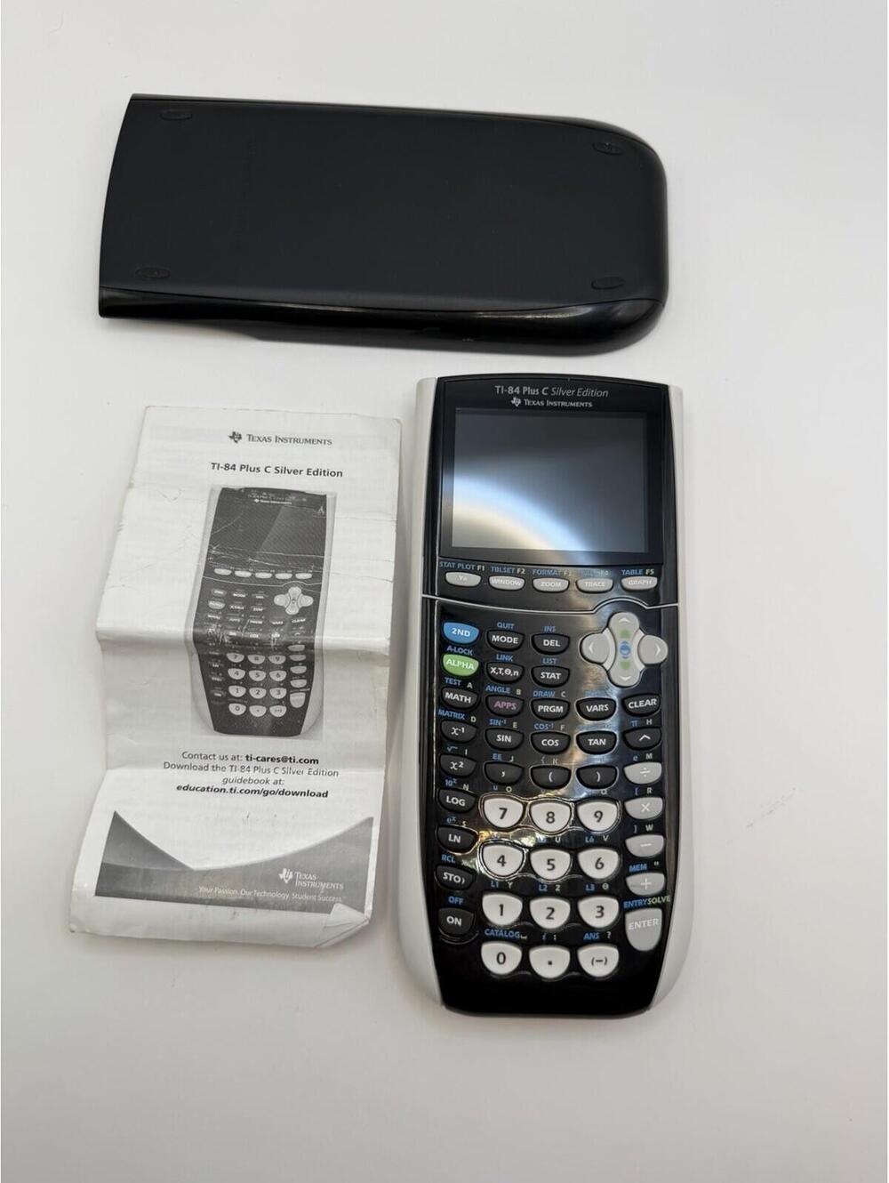 Texas Instruments TI-84 Plus C Silver Edition Graphing Calculator - Black